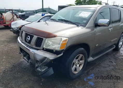 2007 Nissan Armada Se/Le из США, поврежденный, VIN 5N1AA08C47N708731